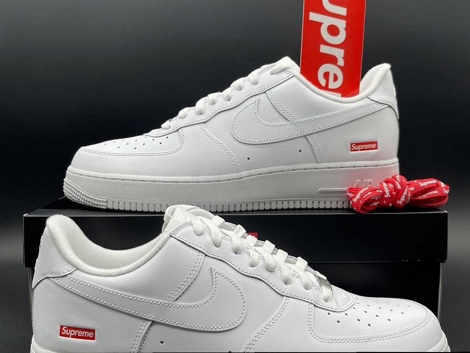 Nike_Air_Force_1_Low_Supreme_White Rozmiar.43