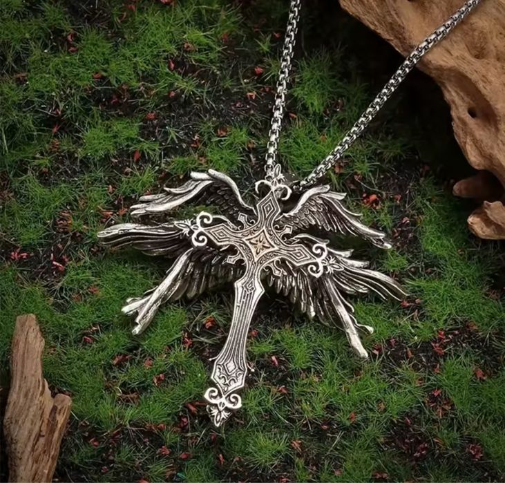 Підвіска ретро крила ангела гот панк
