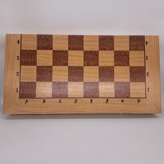 Шахи дерев'яні "Європа. Середньовіччя". 62х62см. Шахматы