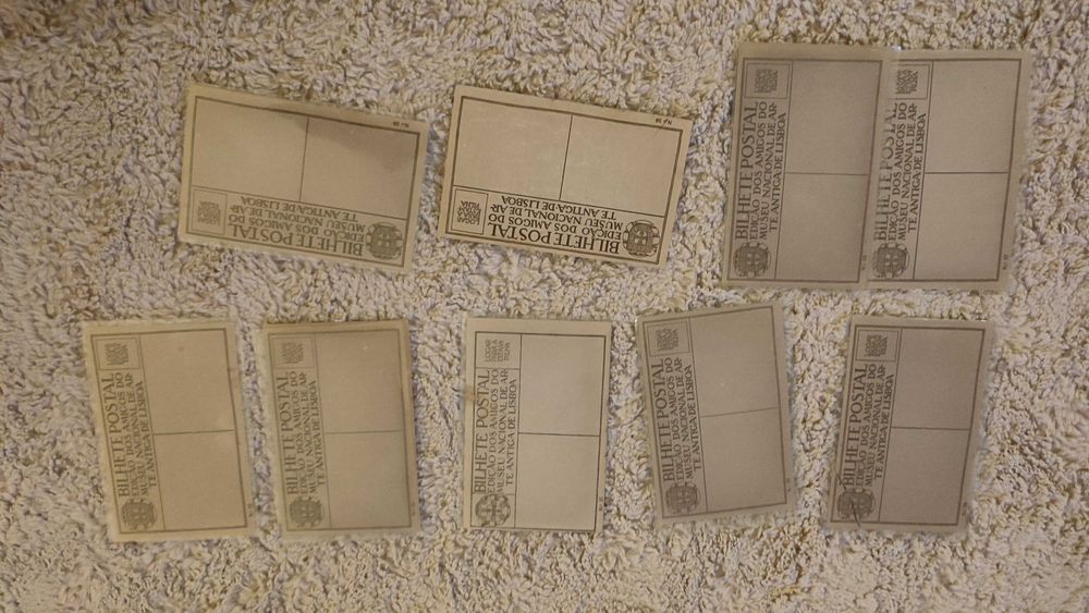 9 Bilhetes Postais Edição Museu Nacional de Arte Antiga - Novos