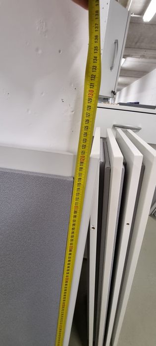 Płyty MDF 120 x 37,5 cm z dwustronnym obiciem