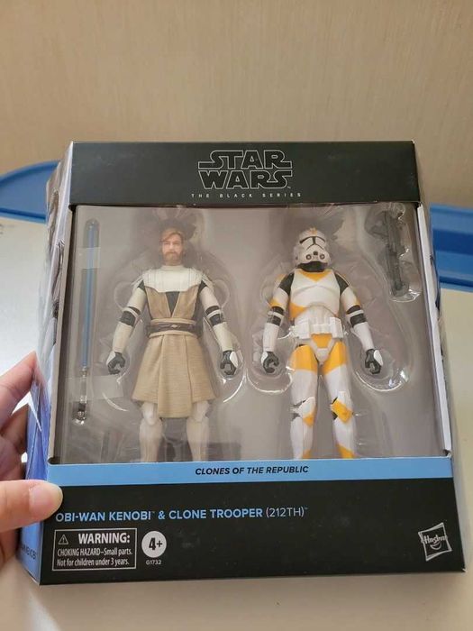 Figuras Star Wars Black series Obi-Wan Kenobi & Clone Trooper 212th