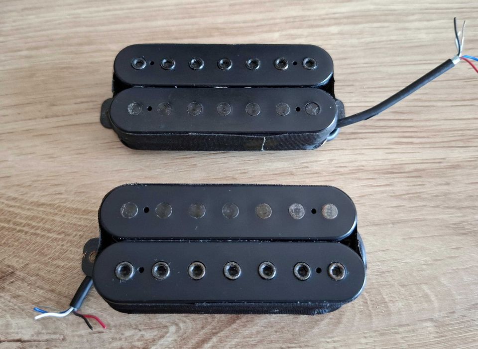 Set Pickups Humbucker Ibanez AH2-7 + AH1-7 RG7421 - Guitarra 7 Cordas