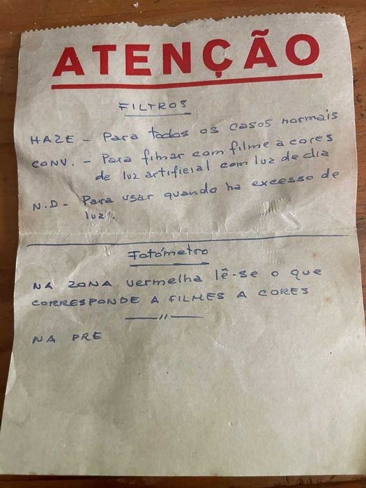 Câmara de Filmar CROWN-8 - Vintage