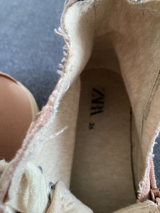 Tenis bota Zara rosa