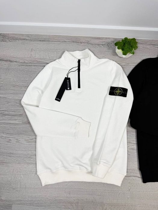‼️NEW‼️БЕЗ ПРЕДОПЛАТ‼️Мужская кофта полу замок стон исланд stone island | мужская полу зипка стон исланд | кофта стоник | зипка стон Айленд | 1/3 стон