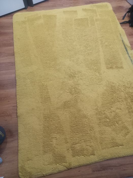 Żółty dywan 160x220