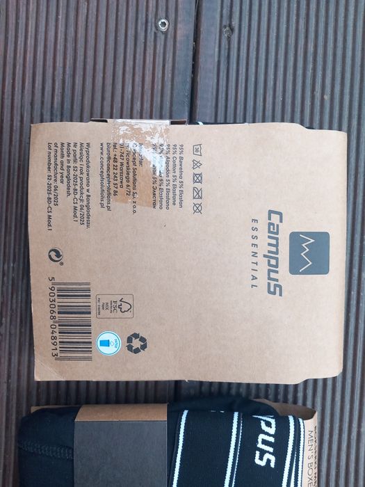 4 x Bokserki Męskie Campus Essential  rozm.L