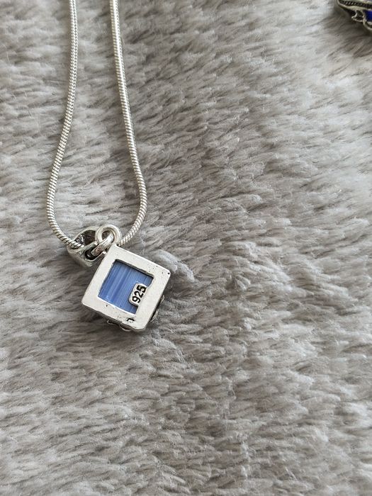 Zestaw biżuterii srebrnej