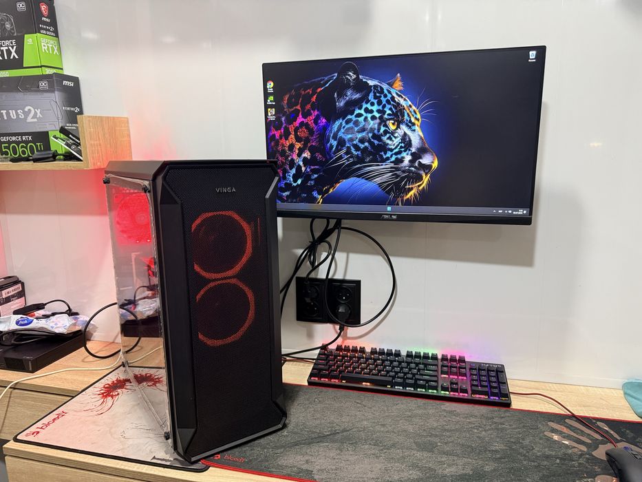 Компьютер Бюджетний Ігровий Ryzen 5+16DDR+1тб м2+Asus Nvidia 1660 Super