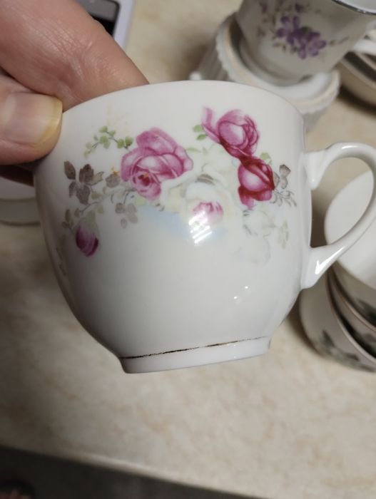 Винтажные чашки, Англия, Германия, Китай Тянзыньський фарфор.