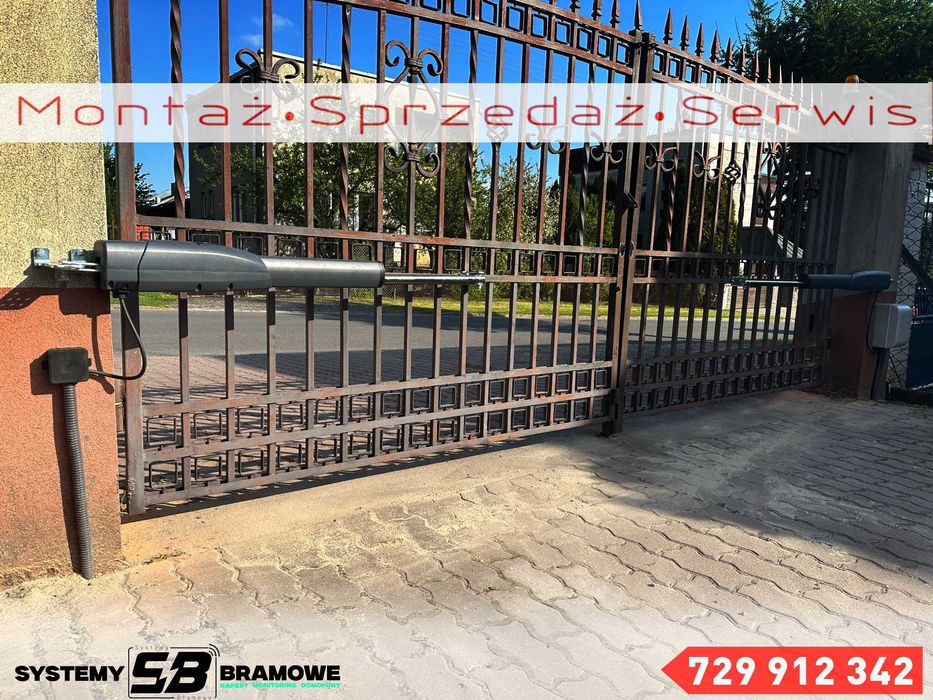 Montaż automatyki do bram, napędy do bram serwis, wideodomofony