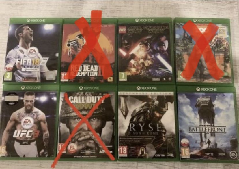 Gry na xbox one s/x