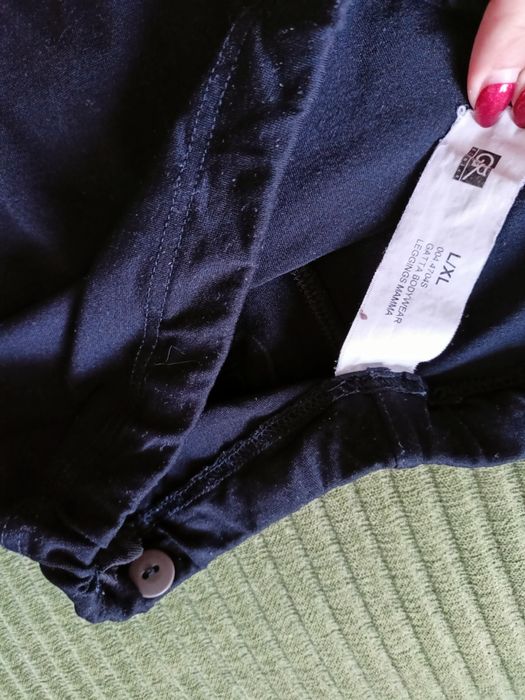 Czarne legginsy ciążowe gatta L XL