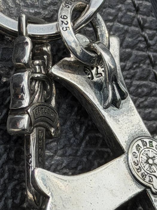 Аксесуар chrome hearts/Chrome Hearts Silver Keyring/срібний крест CHROME Hearts