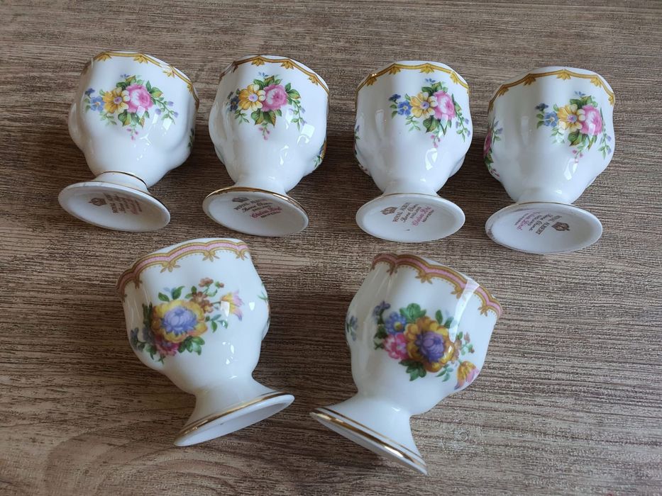Kieliszki do jajek porcelanowe Royal Albert