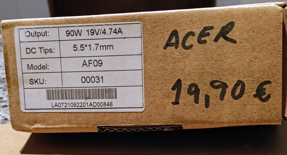 Carregadores de computador