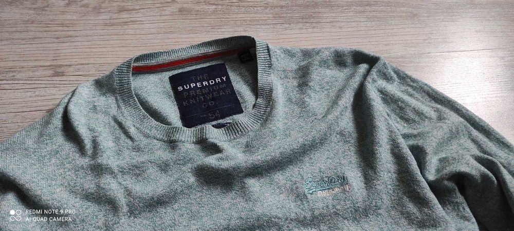 SUPERDRY Sweter Kaszmir Logowany Premium 54