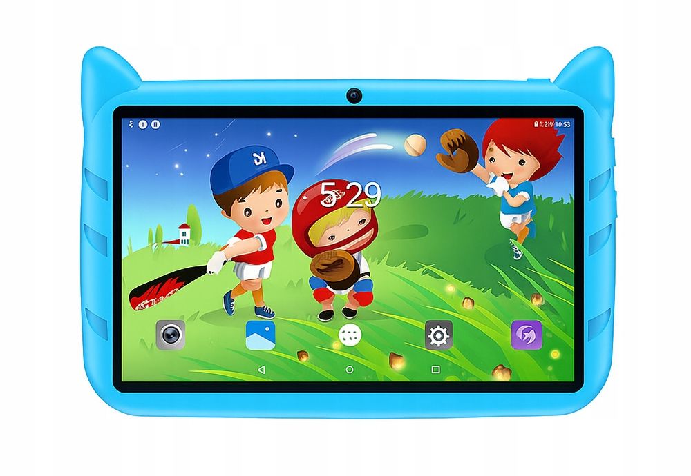 Tablet Smart Dla Dzieci Zabawka Na Prezent WiFi Android 7.5" LCD Etui Graf