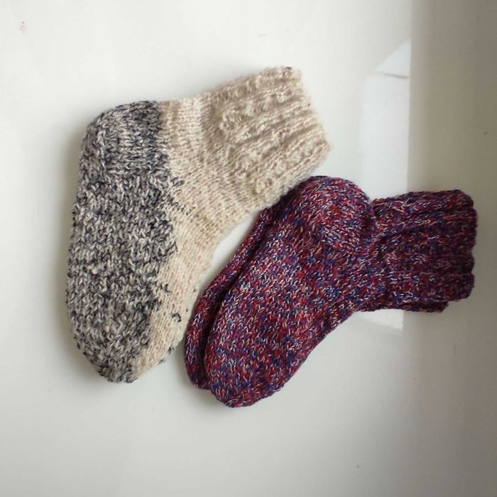 носки вязанные, подошва усиленная. шкарпетки вязані. олх доставка