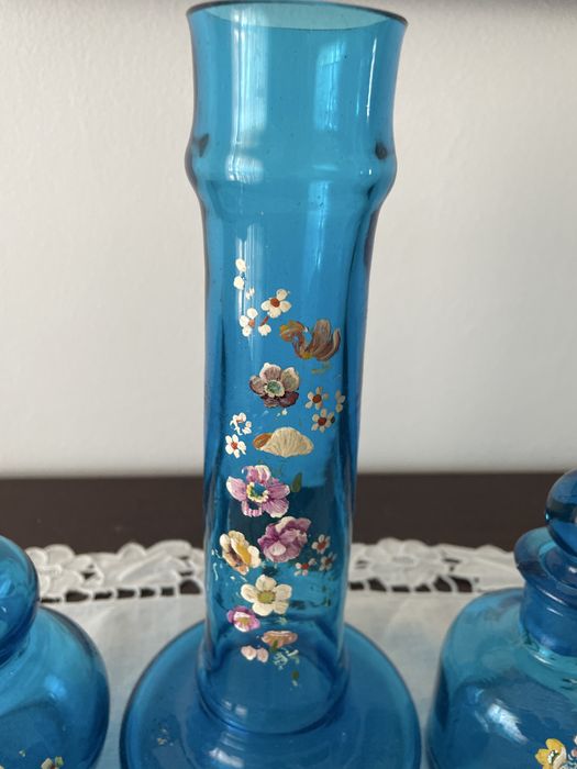 Conjunto de Jarras Decorativas - Pintadas a Mao