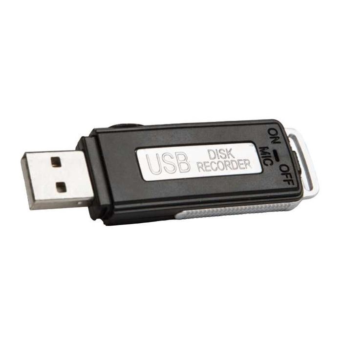 Dyskretny Mini Dyktafon Ukryty Pendrive Podsłuch Szpiegowski 8GB