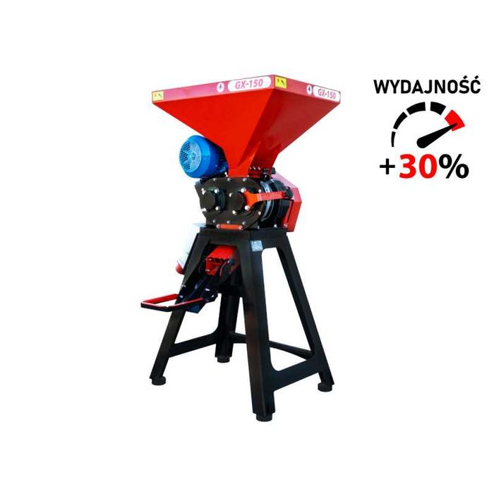 Gniotownik walcowy, zgniatacz ziarna zboża kukurydzy Remet promocja GX