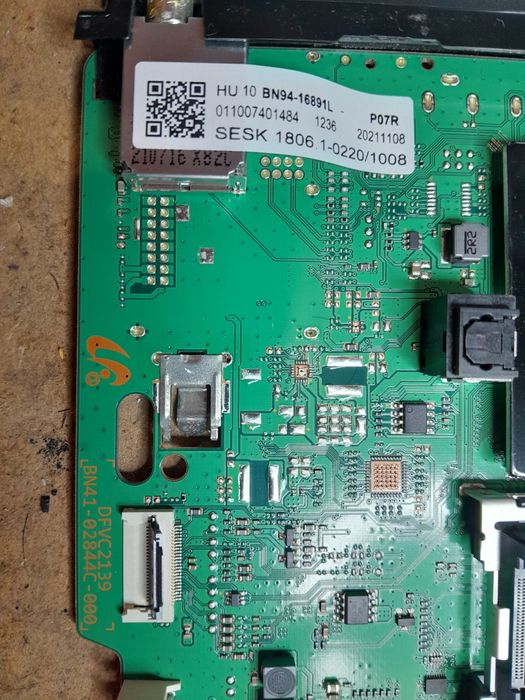 Placa principal da TV Samsung UE50AU8005K