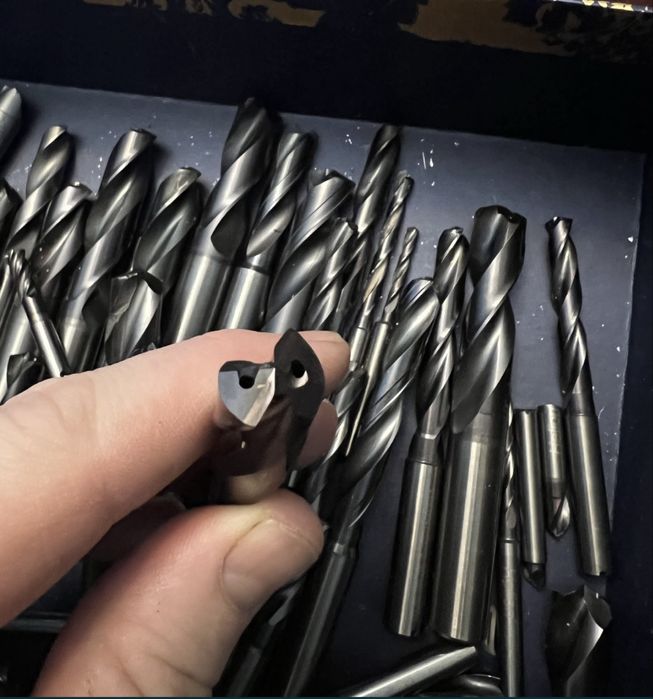 Сверло Helion твердосплавное монолитное с каналами СОЖ поД заточку б/у