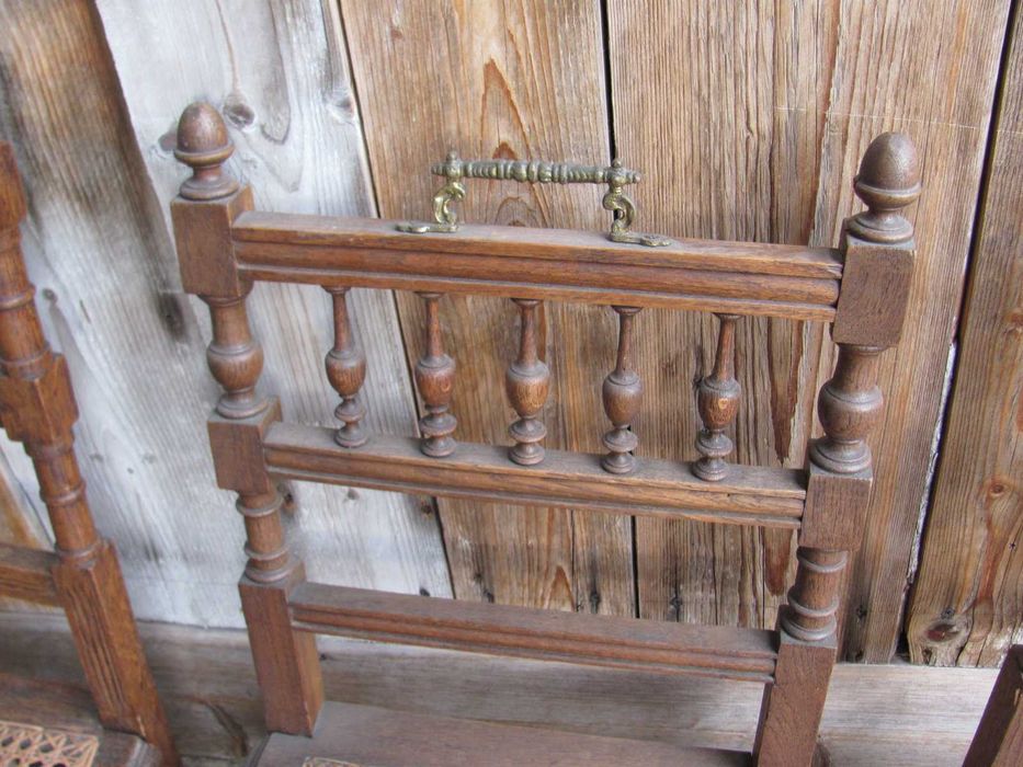 STARE KRZESŁA - Antyczne - 4 sztuki - Komplet - PRZEDWOJENNE ORYGINAŁY