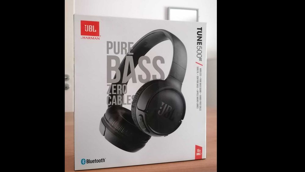 JBL Tune 500BT Bluetooth - Novos, sem uso (Na Caixa Original)