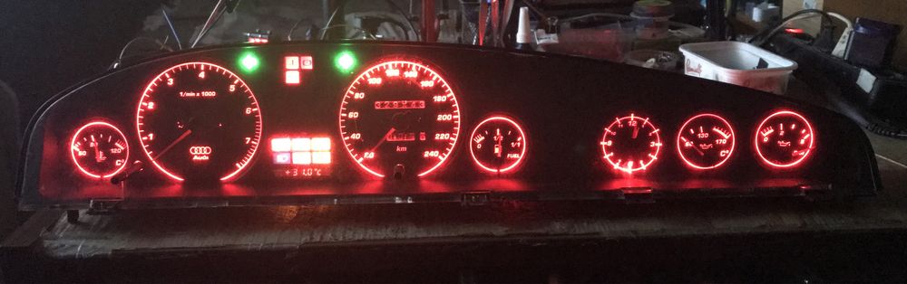 Ауди 100с4 панели приборов.