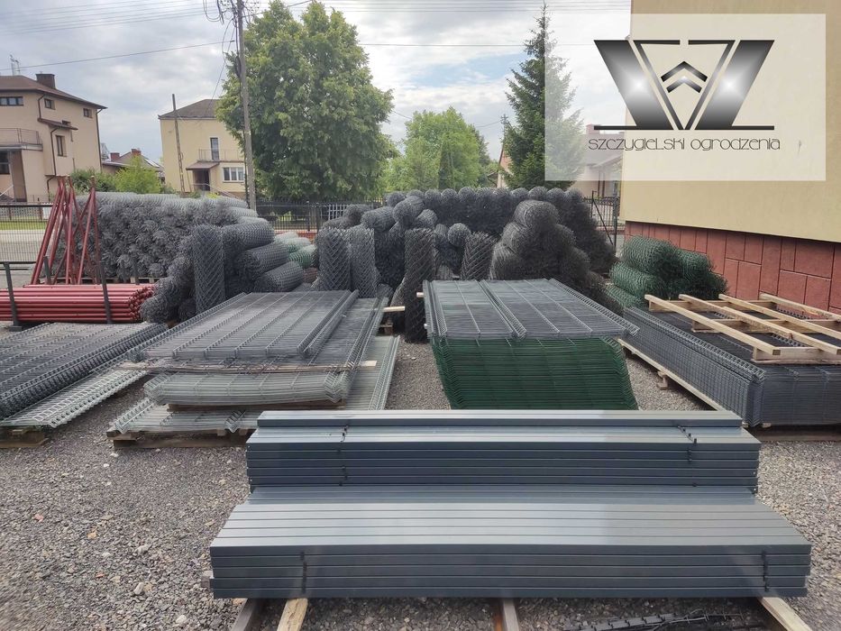 Brama wjazdowa dwuskrzydłowa nowoczesna palisada 1,4x4/120-30 MIX smb