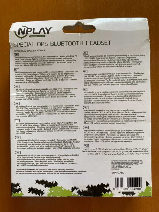 Auricular Bluetooth64343237733634121