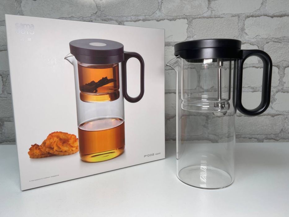 Чайник Заварник Типод SamaDoyo P002A 700 мл Магнітна система зливу