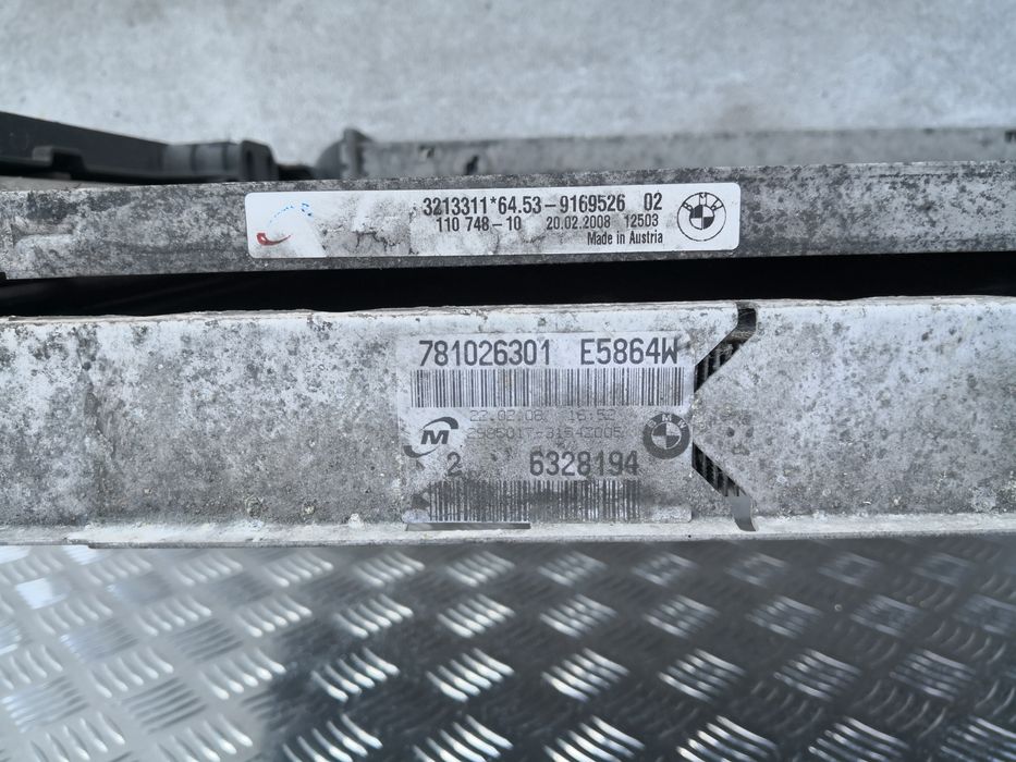 Komplet chłodnic BMW E90 E91 E92 325d 197KM