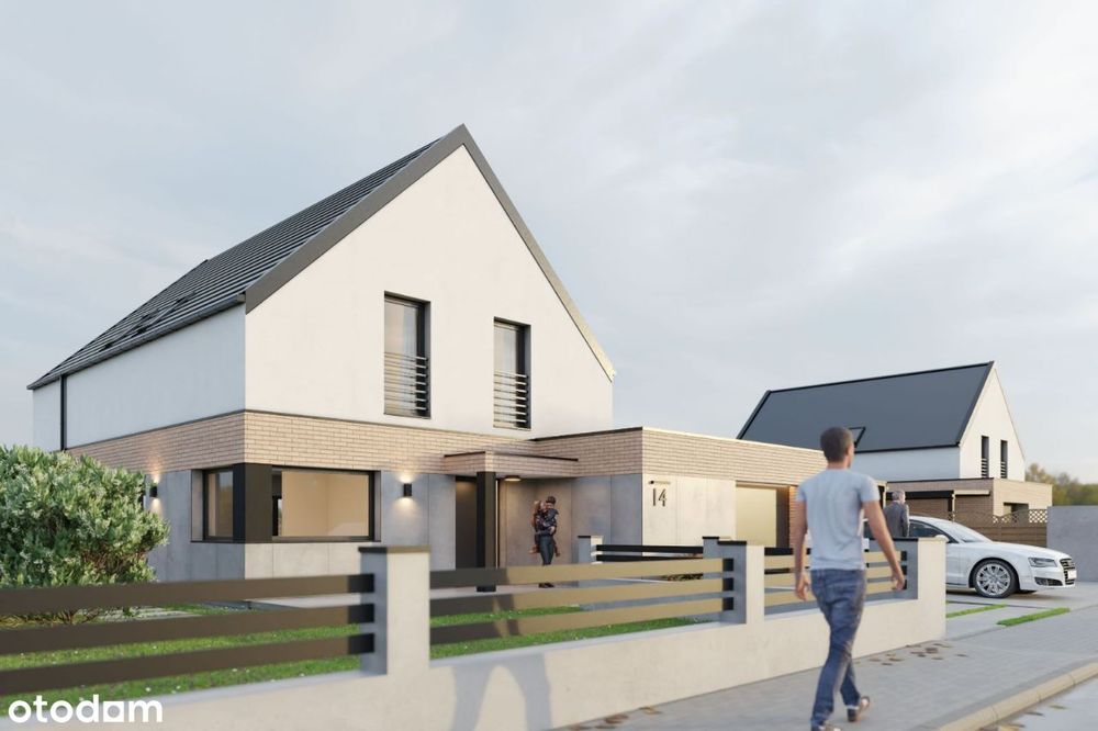 Działka budowlana z rozpoczętą budowa domu