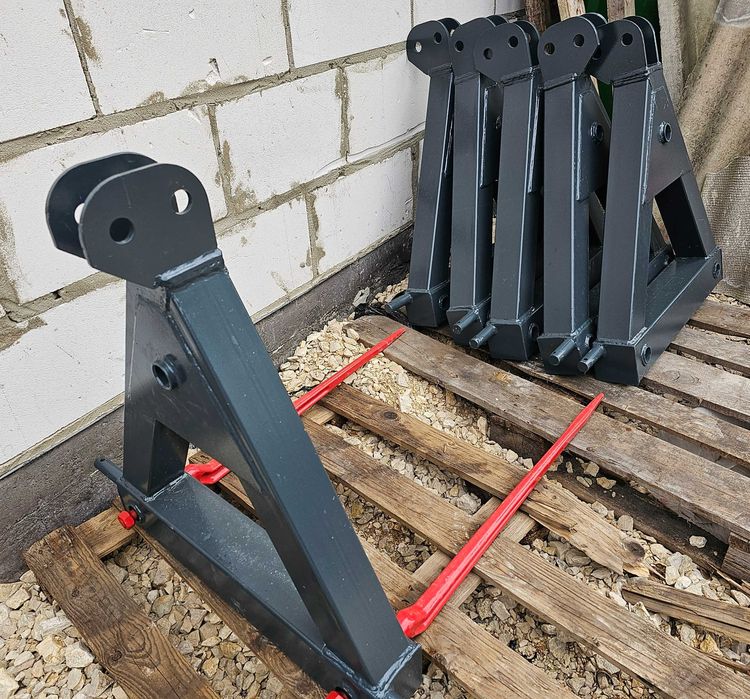 igły widły do bel bali słomy na tył tuz traktora podnośnik chwytak