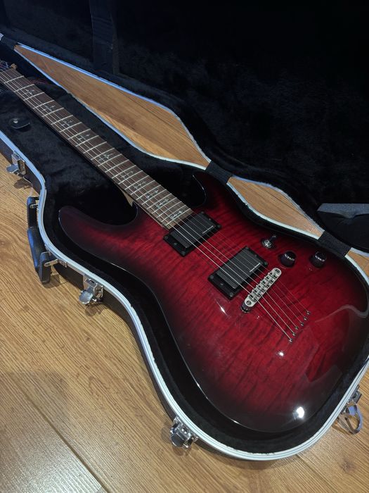 Guitarra Schecter Demon-6 Crimson Red Burst