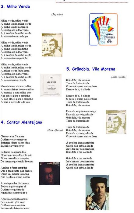 José Afonso	- - - - -		Cantigas do Maio	- - - - -	LP