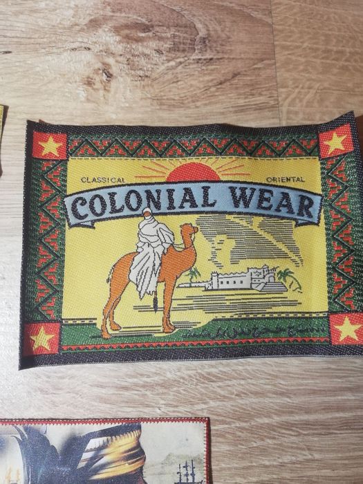 Wszywki naszywki wszywka naszywka metka aplikacja rajah kolonialna