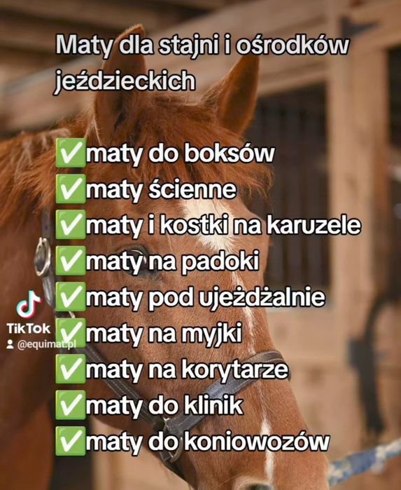 Maty stajenne, maty do boksów, maty legowiskowe, maty dla bydła