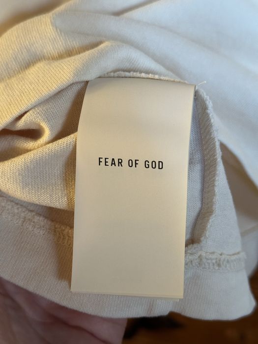 Fear of God Off-White Relaxed Disciples T-shirt Oat | ssense.com