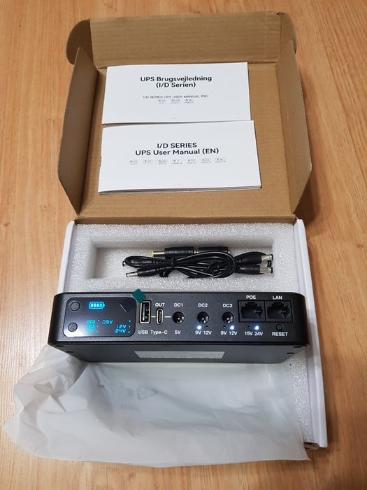 Міні  UPS дбж безперебійник Skazeke D2P 18000mAh для роутера WiFi ONU