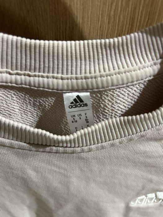 Bluza Adidas damska pudrowy róz roz S/M