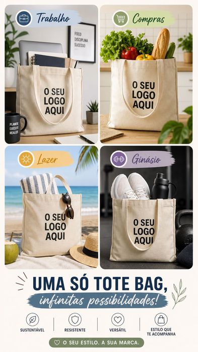 Sacos pano multifunções