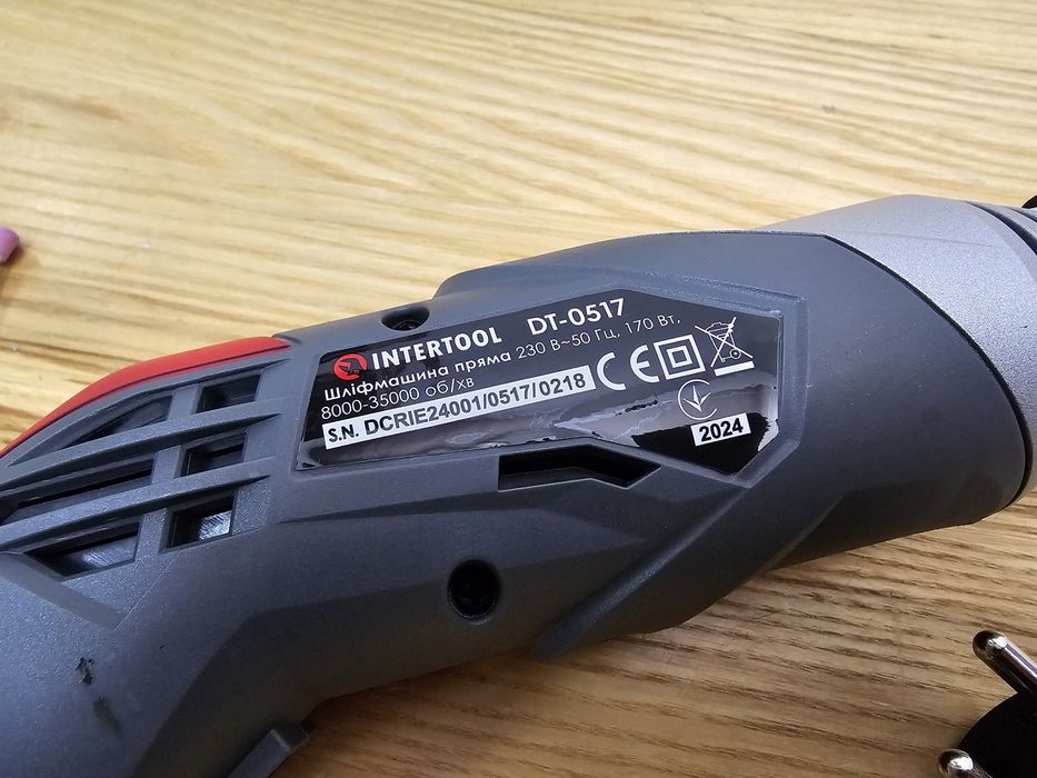 Гравер бормашина Intertool дремель +Насадки Гарантія 12міс