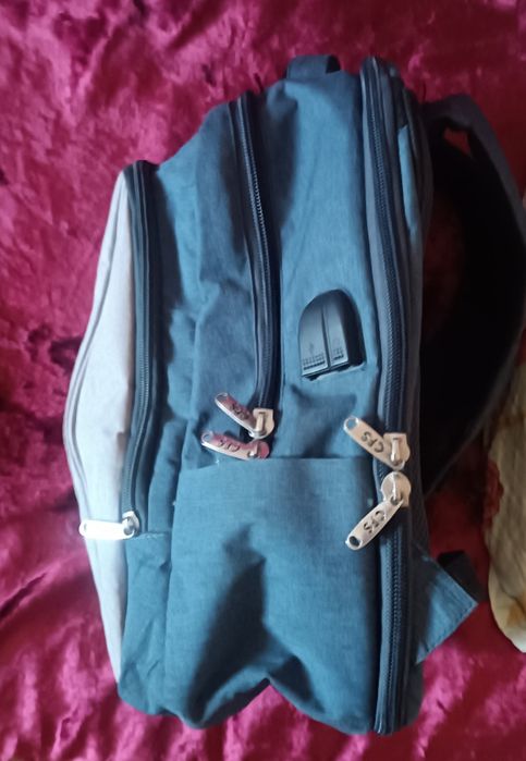 Рюкзак шкільний Cool For School 44x32x20 см 28 л Голубо-сірий