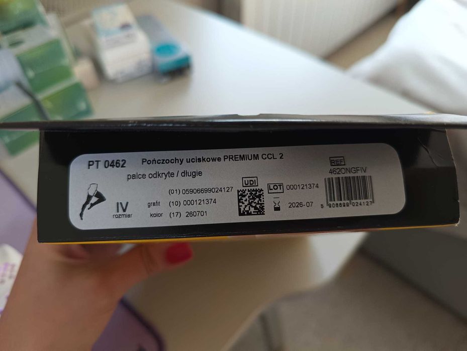 Pończochy uciskowe medyczne premium CCL2