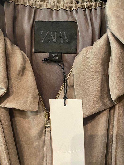 ZARA nowa szara bomberka r. M